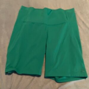 All in Motion green bike shorts